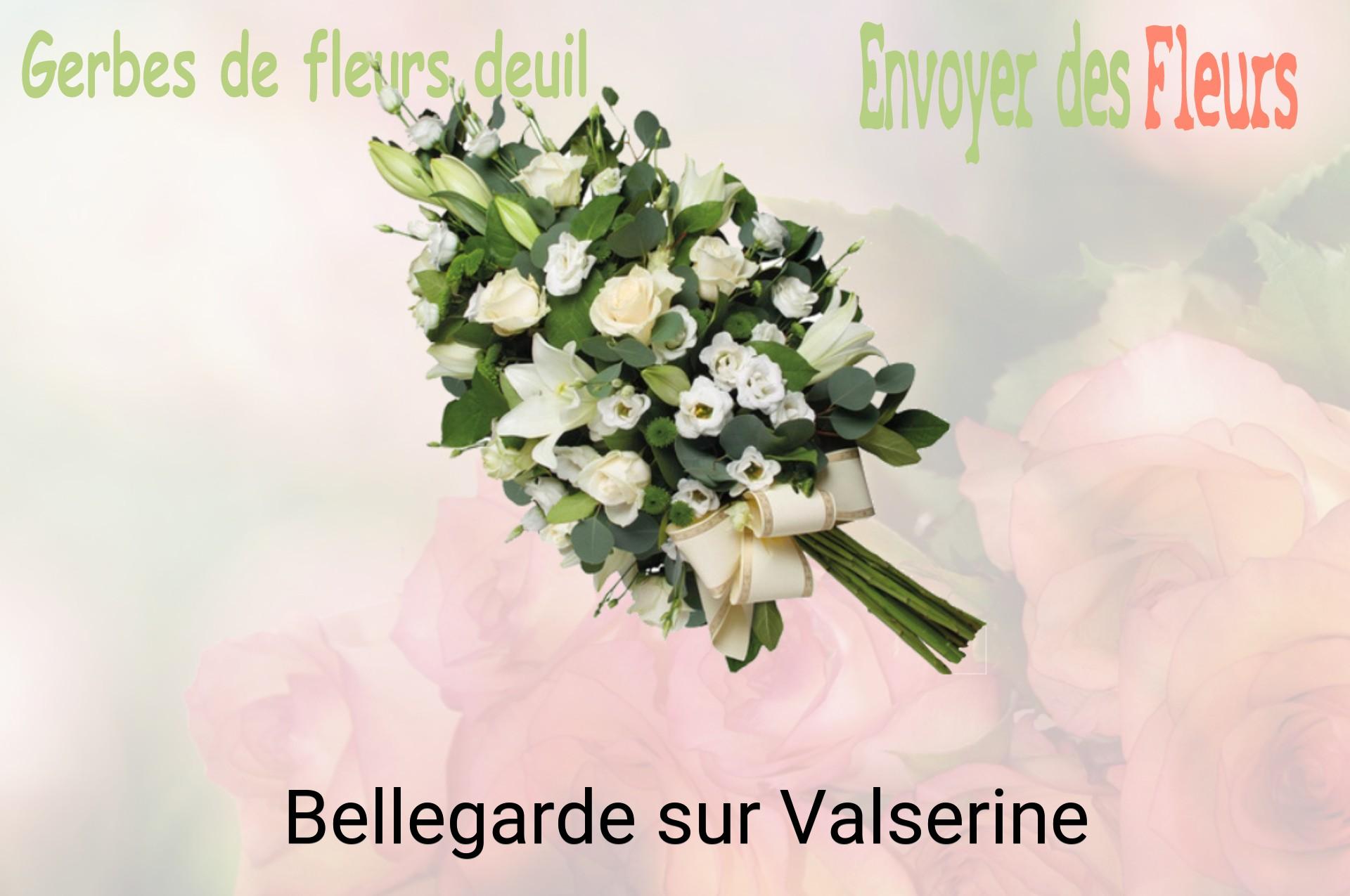 Gerbe de fleurs de deuil livrée à Bellegarde-sur-Valserine